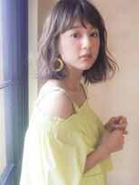 マルツ 銀座(maltu)&nbsp;シースルーバング無造作大人かわいい美髪ネビージュオリージュ