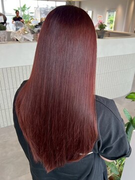 ビビバイベル(BiVi by BHEL) 桑名ロングレイヤーカットハッシュカット透明感カラー重めロング