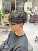 【青木】波巻きスパイラルパーマ/シャドウパーマ/メンズパーマ