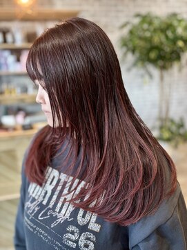 ウェリラバイハク(WeLila by haku) バタフライレイヤー×ボルドーカラー