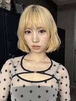 サンドイエナ 横浜店(sand yena)&nbsp;くびレイヤーボブルフネビージュ小顔ワンレンこなれミディ