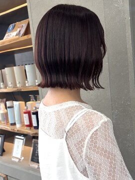 ロンド 表参道店(Lond) ボブ 切りっぱなしボブ くびれボブ