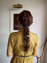 美容室 メザミー MESAMIES&nbsp;ルーズフィッシュボーン ドレス着物袴 結婚式 お呼ばれ 二次会