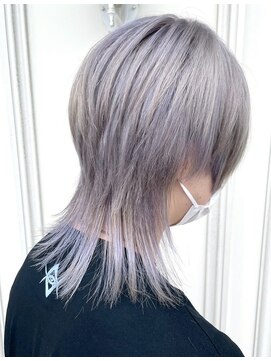 グラスペディア(graspedia) ハイトーン/ケアブリーチ/シルバーカラー/グレー/ウルフカット