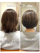 ローレン(LOREM)&nbsp;似合わせカット丸みショートボブ2.13