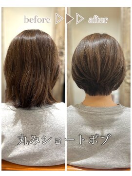 ローレン(LOREM) 似合わせカット丸みショートボブ2.13