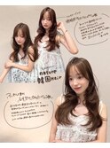 オリーブブラウン/レイヤーカット/透明感カラー/韓国ヘア