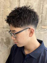 ニアウ 太田店(Niau)&nbsp;メンズショートボックスショート束感ショートザクザクスタイル