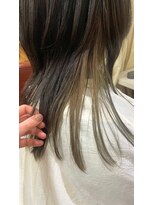 ヘアーラウンジ エゴ(Hair Lounge EGO)&nbsp;ちょっとイメチェン♪インナーカラー　サンドベージュ