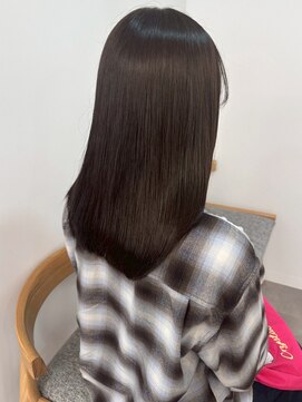 ミュラ(mulah) 透明感カラーココアブラウン*艶髪ダークカラーロングヘア