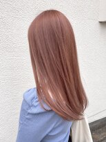リオリス ヘア サロン(Rioris hair salon) 艶髪ピンクベージュ/ロングヘア
