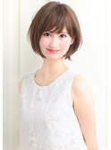 『rue京都』大人かわいいナチュラル小顔ショートボブ☆