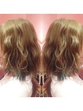 イル(iLu.) シアーベージュ＋インナーカラー