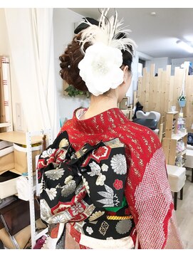 ロカット サロン(Roquat Salon) 成人式着付けとヘアセット【ヘアアレンジ　立川/立川南/八王子】