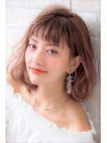 ソア 武蔵小杉(SOAR) 毛先パーマネオウルフ小顔外ハネボブアッシュブラウン