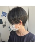 ハンサムショート×カーキグレージュ