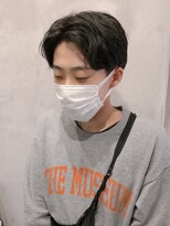 フランクスバーバーリザーブ 人形町店(FRANK’S BARBER RESERVE)&nbsp;センターパート×ツーブロック　ｙ