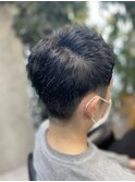 軽め短めツーブロック