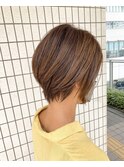 20代30代40代◎大人ナチュラルレイヤーショートボブ　日暮里