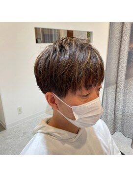 パシフィックダズールコパン(Pacific Dazzle copain) 神戸メンズマッシュ　ナチュラルハイライト