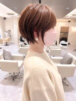 ヴィサージュタイム(VISAGE thyme) 丸みショートボブ/大人美人ショート/ショートボブ/ハイライト