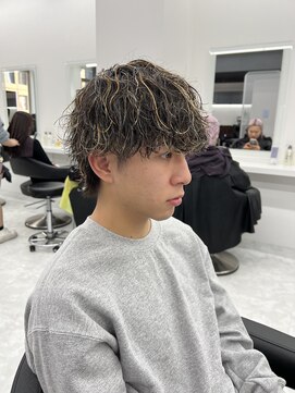 キャンディ 横浜(CANDY) 【岸本泰芽指名】波巻きスパイラルパーマ/マッシュウルフ