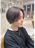 小顔ナチュラルショート20代30代40代くびレイヤーショート