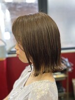 ヘアーサロン ピアニカ(hair salon PIANiCA)&nbsp;切りっぱなし×ブリーチなしベージュ
