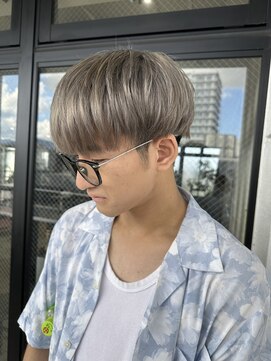 セプト 天神大名(SEPT.) メンズカラー ダブルカラー ブリーチ マッシュヘア 髪質改善