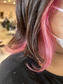 ジール(zeal) ピンク×インナーカラー