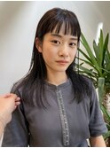 ナチュラルオン眉ロング