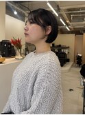 前下がりショートボブ/耳かけボブ/高松