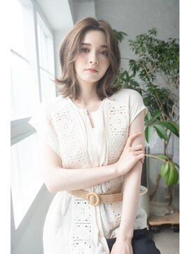 ローラン(ROULAND) ゆるふわミディアムくびれレイヤー