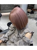 [ブリーチあり]ピンクベージュ