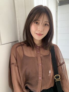 ケーツー 谷町(K-two) エアリーボブ*ミディアムヘア*髪質改善*白髪染め*30代40代50代