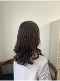 【白髪ぼかしにも◎】大人ハイライト透け感グレージュ