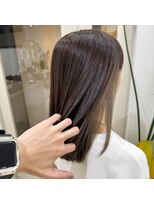 アオ 岡野 横浜(a-o)&nbsp;【安藤貴志】モノトーンアッシュxホワイトグレーインナー＊