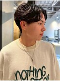 カルマパーマ 韓国 センターパート アップバング 眉カット 20代