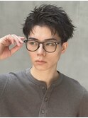 【ARIETTA二瓶】20代30代ビジネスショート×ツイストピンパーマ