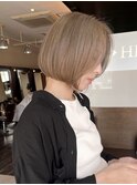 抜け感ボブスタイル