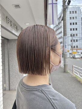 オーガニックエコ 川越(organic+eco) 20代/30代/40代/ワンレン/切りっぱなしボブ/ベージュ/髪質改善