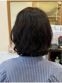 金沢八景ショートボブ丸みショートイルミナカラー顔周りレイヤー