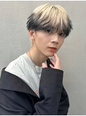 【GEEKS渋谷】シースルーマッシュ/エンドカラー/ブリーチカラー