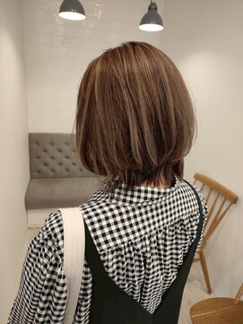 ラヴィズム 長岡店(LUVISM) ◎ダブルカラー韓国ヘアー顔周りレイヤーおくれ毛前髪長岡/宮関