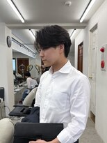 ソソ(soso)&nbsp;メンズフェザーセンターパート/フェザーパーマ/横浜