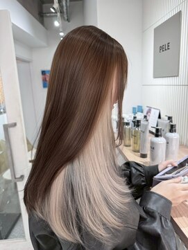 ペレ 渋谷(PELE) クラゲヘアー/小顔/ココアベージュ/オリーブグレー/渋谷