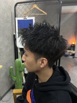 アップバングショート