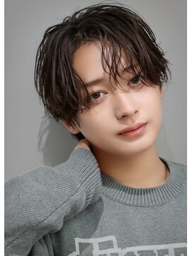 オーシャントーキョー 大阪(OCEAN TOKYO) 韓国ヘアカルマパーマコンマバングセンターパートフェザーパーマ