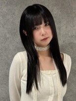 キャパ セントラル 天神 大名店(CAPA central)&nbsp;前髪カット 黒髪 ロング 髪質改善 ストレート 20代 10代  艶髪