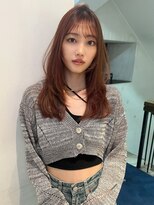 アクシス 栄店(`AXIS)&nbsp;イメチェン/ピンクベージュ/アンブレラカラー/前髪/栄矢場町